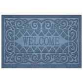 Wycieraczka mata do butów obuwie pod drzwi wejściowa chłonna dywanik szary