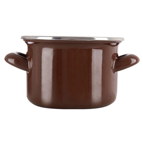 Garnek emaliowany BROWN 14 cm, 950 ml na Arena.pl