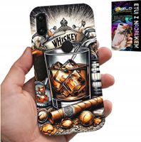 ETUI DO HUAWEI Y7 2019 - WHISKY CYGARO WZORY DLA MĘŻCZYZN PLECKI