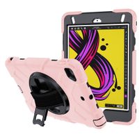 Etui do iPad Mini 5/4 7.9" Pancerne z Obrotową Podstawką Różowe