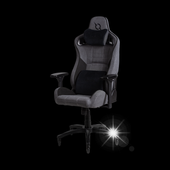 AQIRYS Fotel gamingowy FENRIR XL grey/black
