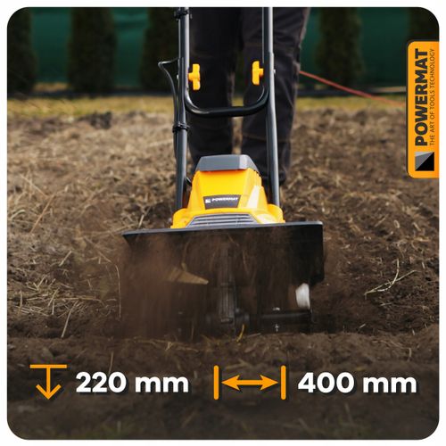 GLEBOGRYZARKA ELEKTRYCZNA KULTYWATOR DO ZIEMI 1900W 400MM GŁĘBOKOŚĆ 220MM na Arena.pl