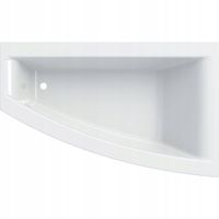 GEBERIT SELNOVA SQUARE Wanna asymetryczna 170x105 cm, odpływ z lewej strony