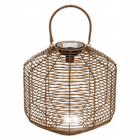LAMPION SOLARNY latarenka CUBA metalowy 30 cm