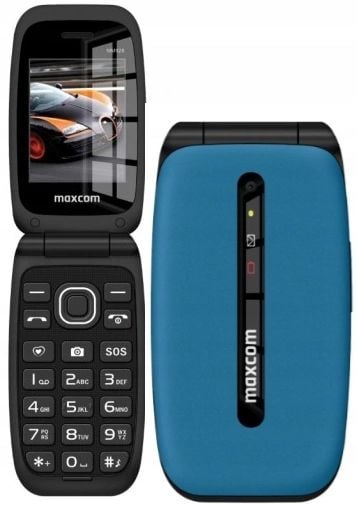 Telefon Z Klapką Maxcom Mm828 Niebieski Lte Dla Seniora Sos Volte 1000 Mah zdjęcie 1