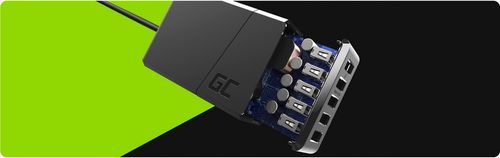 ŁADOWARKA SIECIOWA SZYBKA GC 52W 5x USB 5 PORTÓW WYCISKACZ DO PASTY na Arena.pl