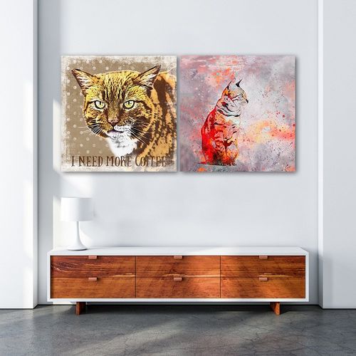 Deco Panel, Abstrakcyjny kot 40x40 na Arena.pl