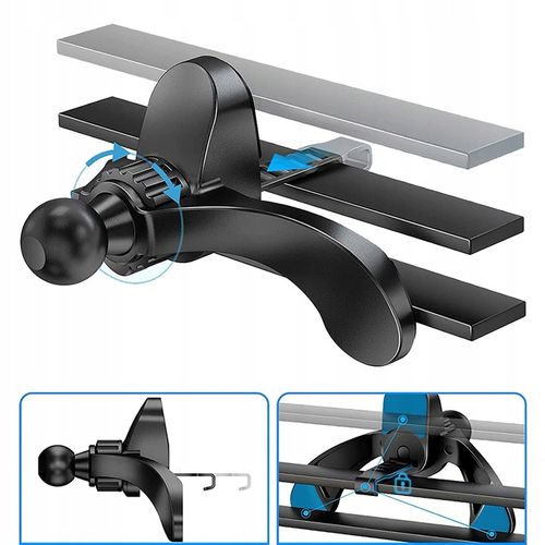 MOCNY UCHWYT SAMOCHODOWY NA TELEFON DO KRATKI na Arena.pl