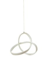 Lampa geometryczna LED wisząca sufitowa AT46-1SL-White