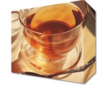 Obraz 20x20cm Złota Godzina Herbaty