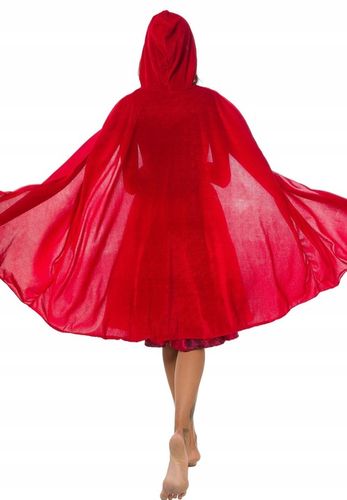 STRÓJ CZERWONY KAPTUREK KAPTURKA DLA DOROSŁYCH M na Arena.pl