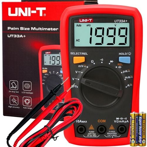 AUTOMATYCZNY Miernik PRĄDU NAPIĘCIA UT33A+ na Arena.pl