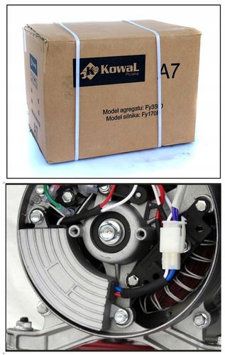 PROFESJONALNY AGREGAT PRĄDOTWÓRCZY 5,2kW KOŁA AVR+ MIEDZIANY STOJAN na Arena.pl