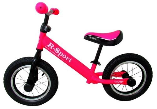 Rowerek biegowy R2 RÓŻOWY Pompowane koła na Arena.pl