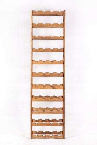 Stojak na wino regał na butelki półka 44 butelki DUŻY POJEMNY na Arena.pl