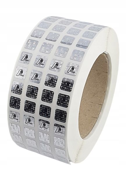 PLOMBA HOLOGRAM SECURITY VOID 10*10 mm - 500 szt zdjęcie 1