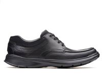 Clarks Półbuty Męskie - Cotrell Edge Skórzane - rozmiar 40 - Czarna Skóra