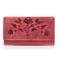 portfel damski skórzany duży vintage paolo peruzzi t-05-rd