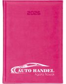 KALENDARZ A6 2026 TYGODNNIOWY terminarz z nadrukiem AUTO HANDEL nazwisko