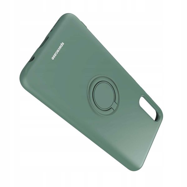 Spacecase Silicone Ring Galaxy A70 Dark Green zdjęcie 6