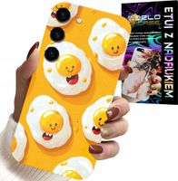 ETUI DO SAMSUNG GALAXY S23 - SŁODKIE UŚMIECHNIĘTE JAJKA CASE + FOLIA