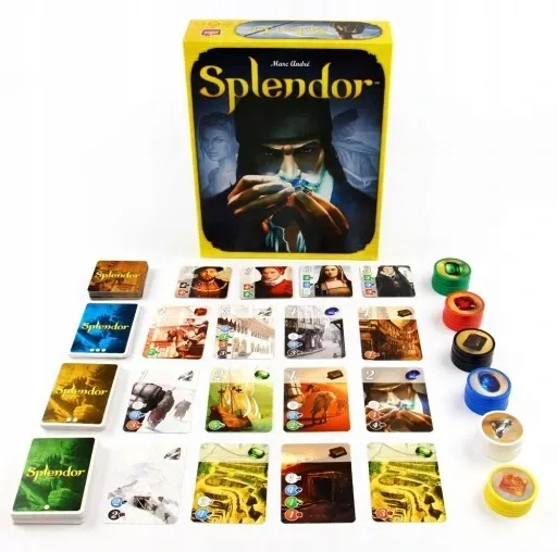 GRA PLANSZOWA EDUKACYJNA RODZINNA Splendor GRA dla dzieci 10+ 2-4 OSÓB zdjęcie 7