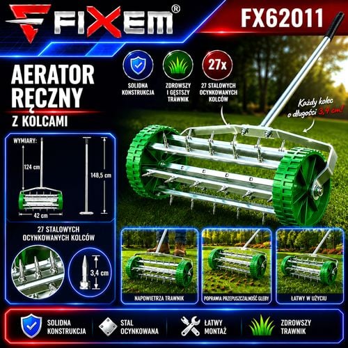 aerator ręczny z kolcami na Arena.pl