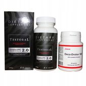 Testoral 2.0 + Deca Mocny zestaw sterydów 100%