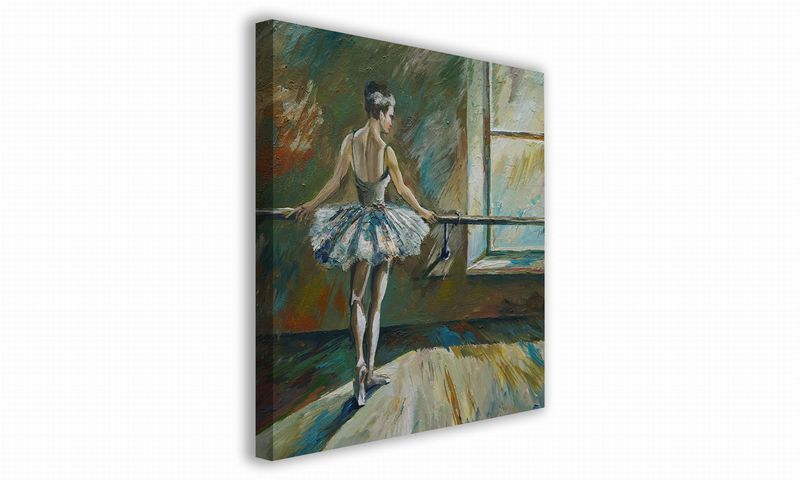 OBRAZ NA PŁÓTNIE 004 Baletnica 60x60cm zdjęcie 1