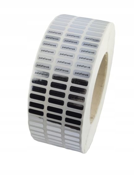 PLOMBA VOID SREBRNA 15*5 mm - 500 szt zdjęcie 1