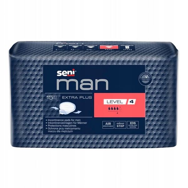 Seni Man Extra Plus Level 4 wkładki urologiczne 15 zdjęcie 1
