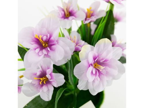 Kwiaty rośliny sztuczne w doniczce jak żywe 30cm kwiat ozdoba dekoracja na Arena.pl