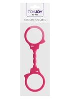 stretchy fun cuffs pink