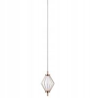 Lampa sufitowa wisząca złota nowoczesna do sypialni salonu ledowa SEVIL 1 X