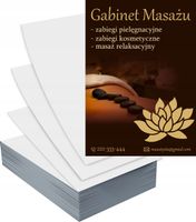 Ulotki A5 5000szt reklamowe firmowe GABINET MASAŻU duży wybór wzorów