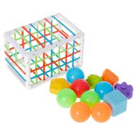 DLA DZIECI KOSTKA  SENSORYCZNA UKŁADANKA