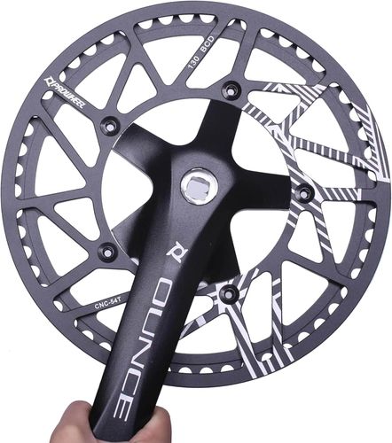Korba rowerowa Prowheel 130 mm BCD 56T 6061 CNC z osłoną łańcucha na Arena.pl