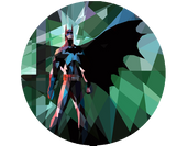 Opłatek na tort Batman