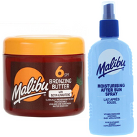 Malibu Przyspieszacz Opalania SPF6 300ml + Balsam W Sprayu Po Opalaniu