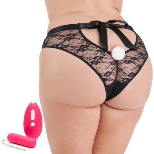 happy rabbit knicker vibe pink - zdalny system wibracyjny z figami na Arena.pl
