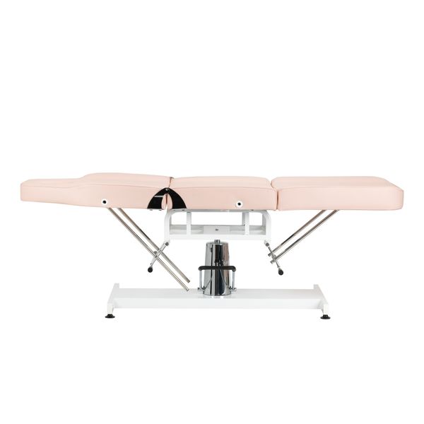 Fotel kosmetyczny hydrauliczny Basic 210 różowy zdjęcie 8