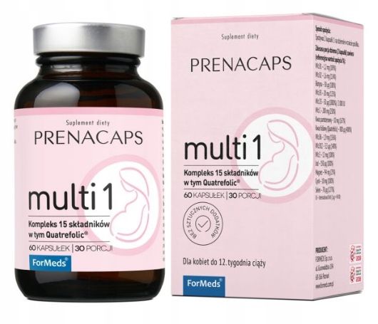 Formeds PRENACAPS MULTI 1 - do 12. tygodnia ciąży zdjęcie 2