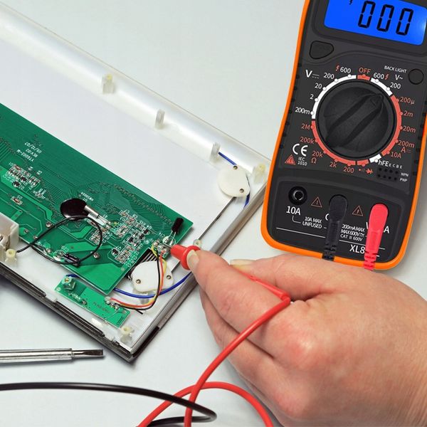 Multimetr ręczny RETOO miernik cyfrowy multimetr LCD zdjęcie 12