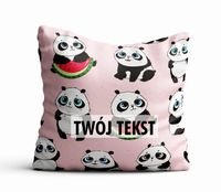Poduszka DZIECIĘCA z Twoim napisem PD33 panda