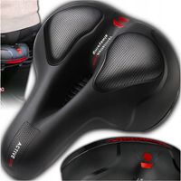 WYGODNE SIODEŁKO ROWEROWE SIODŁO SPORTOWE MIĘKKIE SZEROKIE EXTRA WENTYLACJA