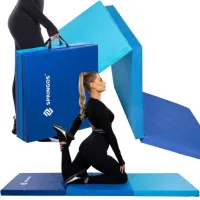 MATERAC DO ĆWICZEŃ GIMNASTYCZNY SKŁADANY REHABILITACJA 180x60x5cm JOGA