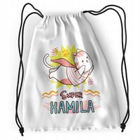 Plecak Sportowy Szkolny Dla Kamili Córki Dziecka Z Nadrukiem Ze Zdjęciem