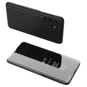 etui clear view case do samsung a05s z klapką - czarne