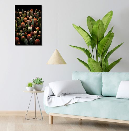Plakat 40x60cm Ogród Kaktusów na Arena.pl