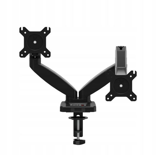 UCHWYT na 2 MONITORY TV LED LCD Biurkowy OBROTOWY 360° uniwersalny 15"- 27" na Arena.pl